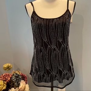 White House Black Market beaded camisole in XS
